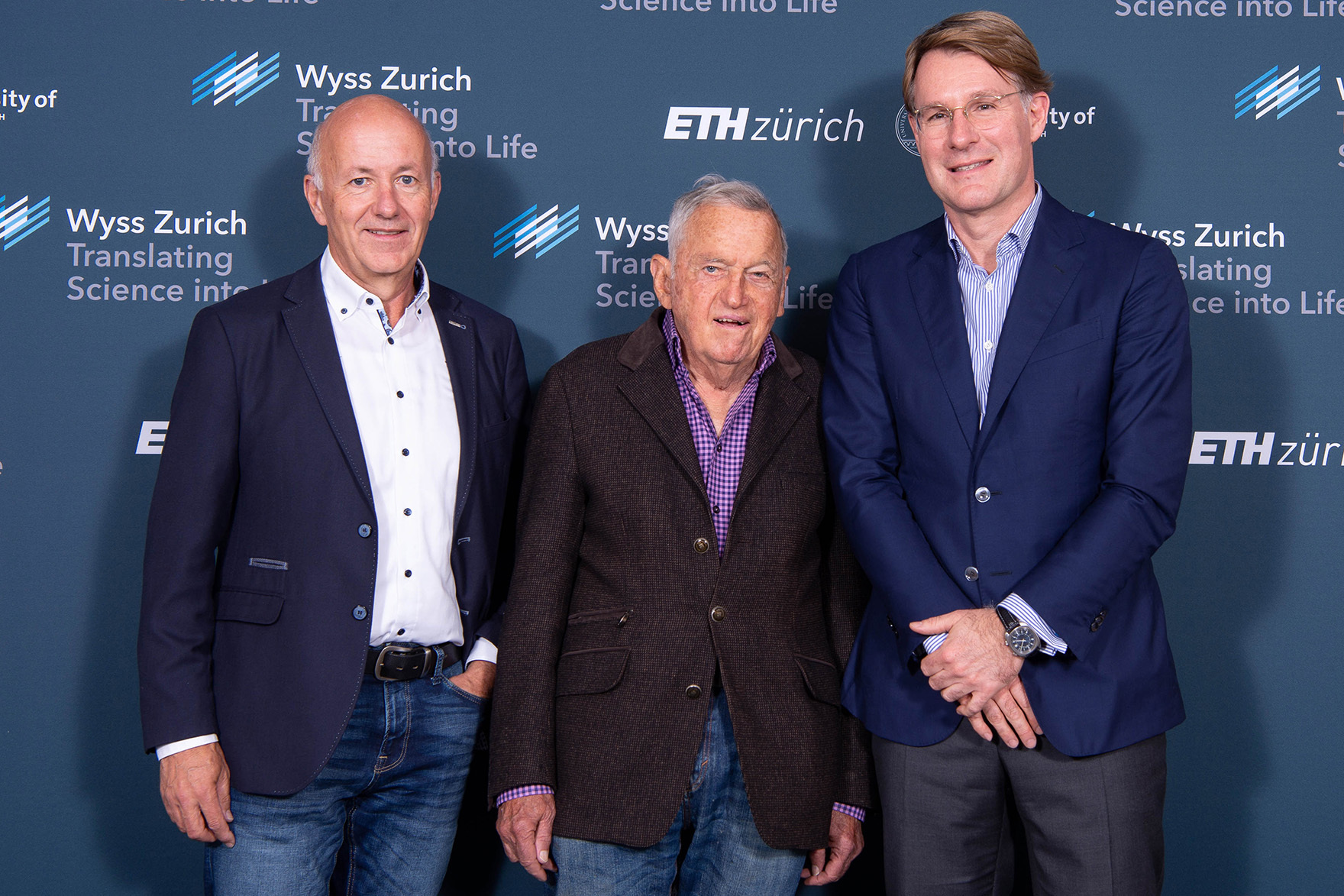 Roland Siegwart, Hansjörg Wyss und Simon P. Hoerstrup